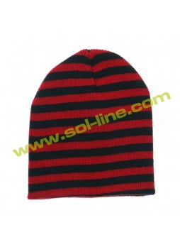 Single knitt Trendy-Striped-Beanie